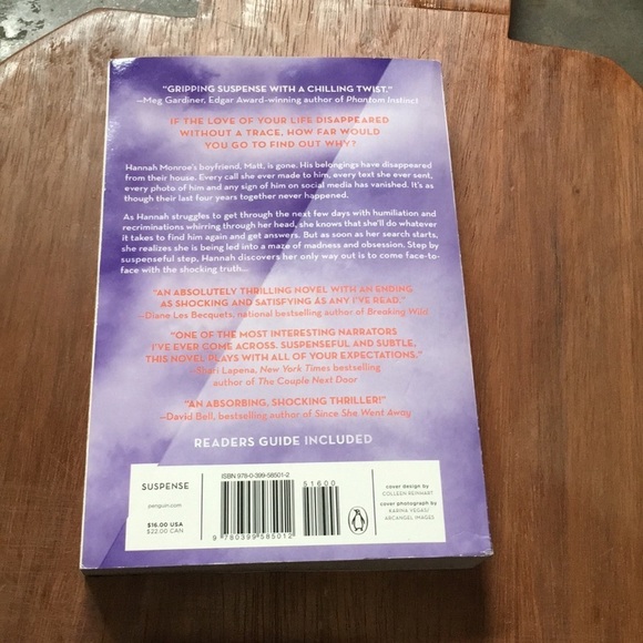 Gone without a trace by Mary Torjussen book novel - Picture 6 of 6